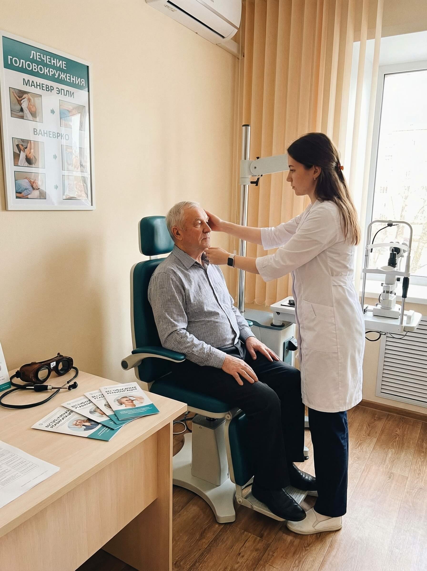 Современное лечение головокружения в Центре Кинзерского